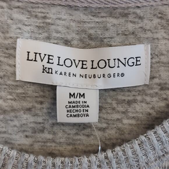 NWT Live Love Lounge Grey Heather Sweater Size M ID 1609489 - Picture 5 of 10